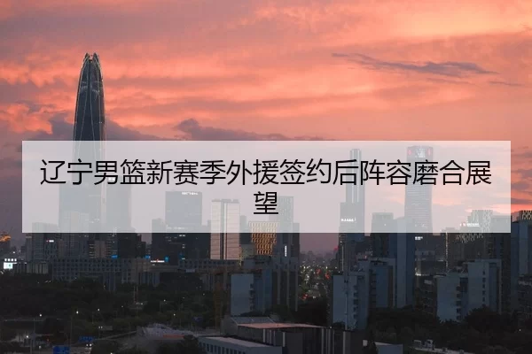 辽宁男篮新赛季外援签约后阵容磨合展望